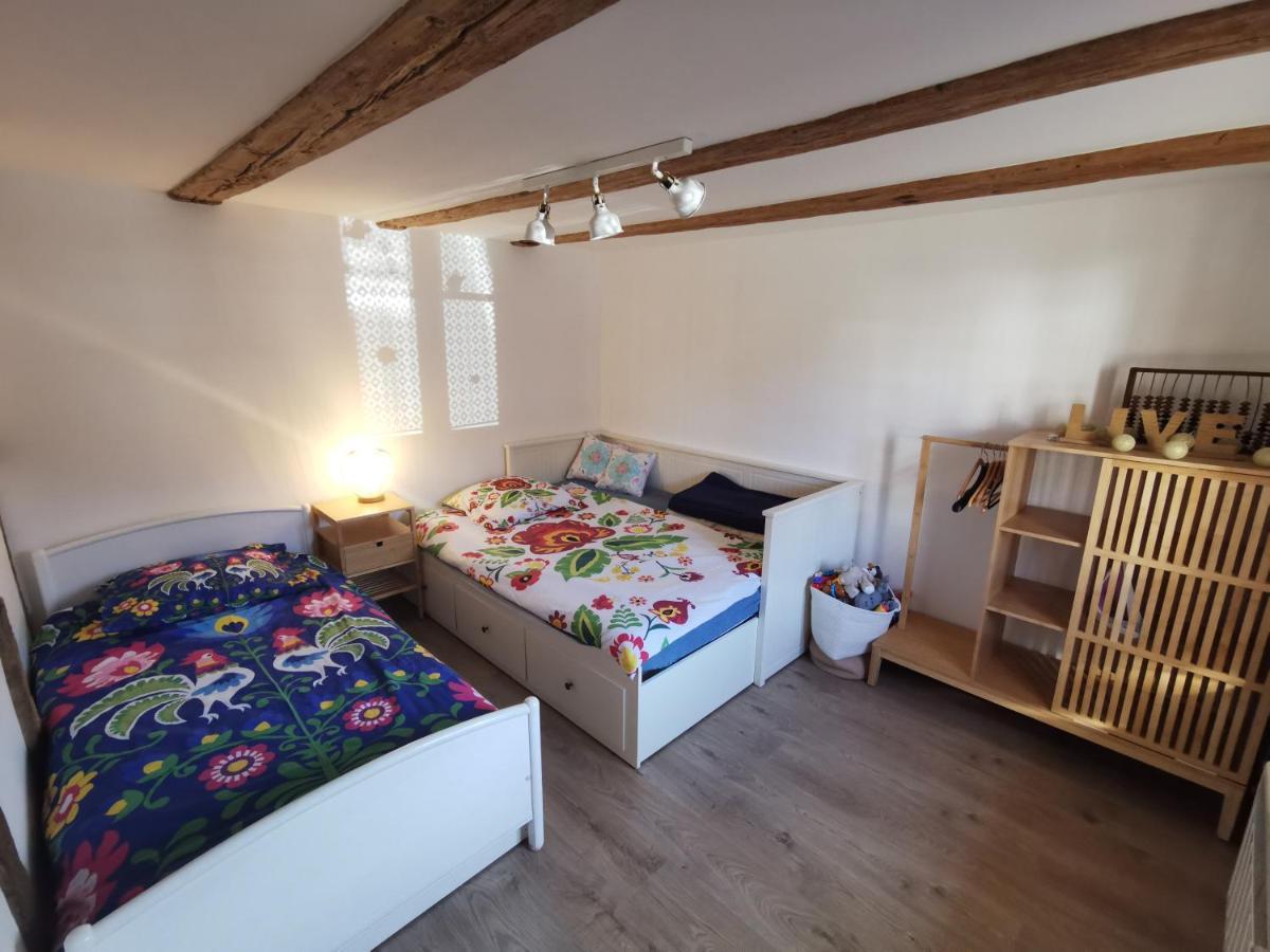 Une Maison A Colombages - Cosy, Lumineuse Et Sauna Kesseldorf Exterior foto